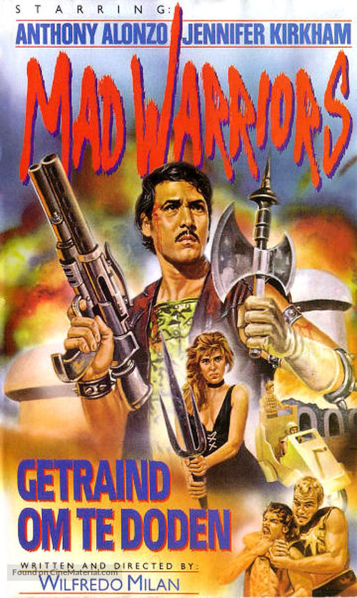 Mad Warrior - Dutch VHS movie cover
