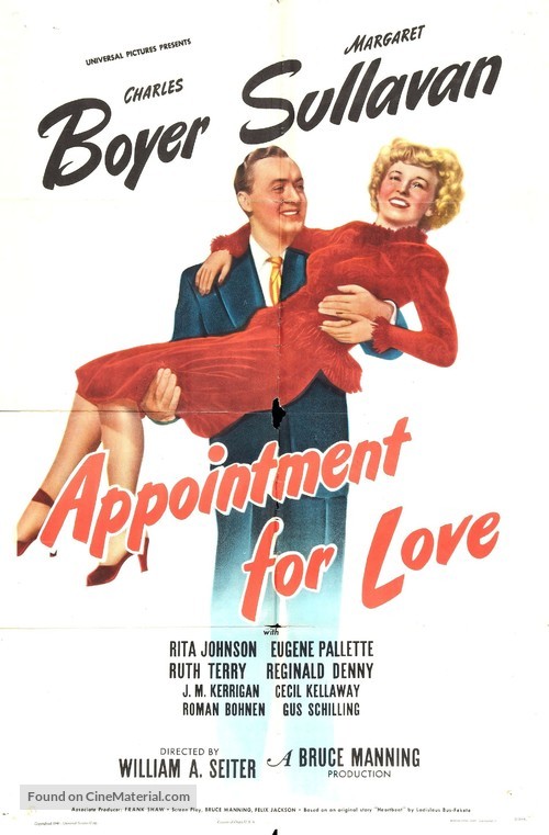 Appointment for Love - Movie Poster