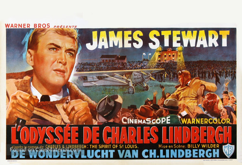 The Spirit of St. Louis - Belgian Movie Poster