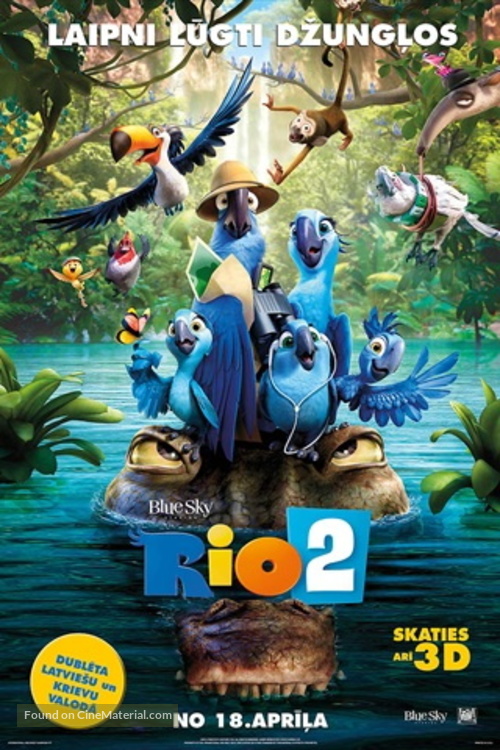 Rio 2 - Latvian Movie Poster