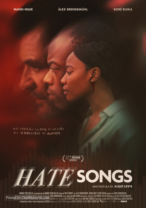 Hate songs - Spanish Movie Poster