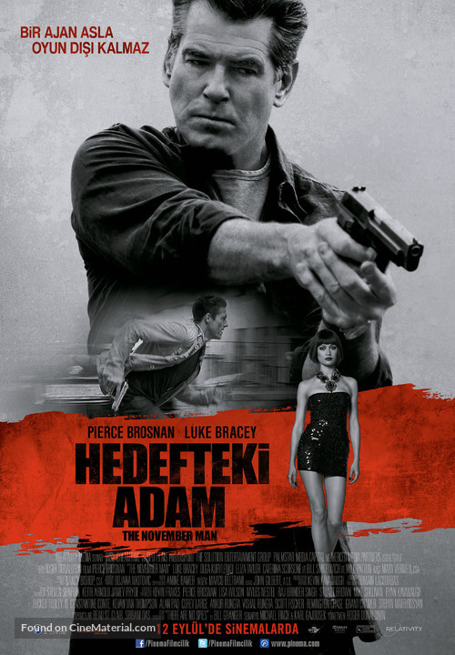 The November Man - Turkish Movie Poster