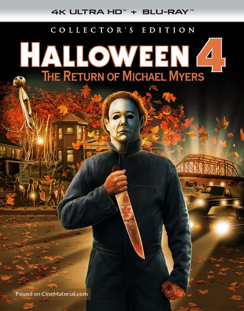 Halloween 4: The Return of Michael Myers - Blu-Ray movie cover