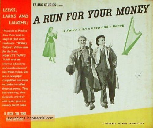 A Run for Your Money - British poster