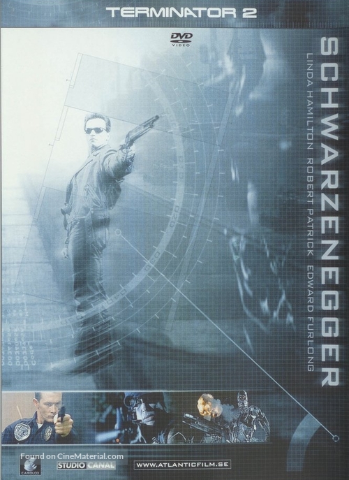 Terminator 2: Judgment Day - Swedish DVD movie cover