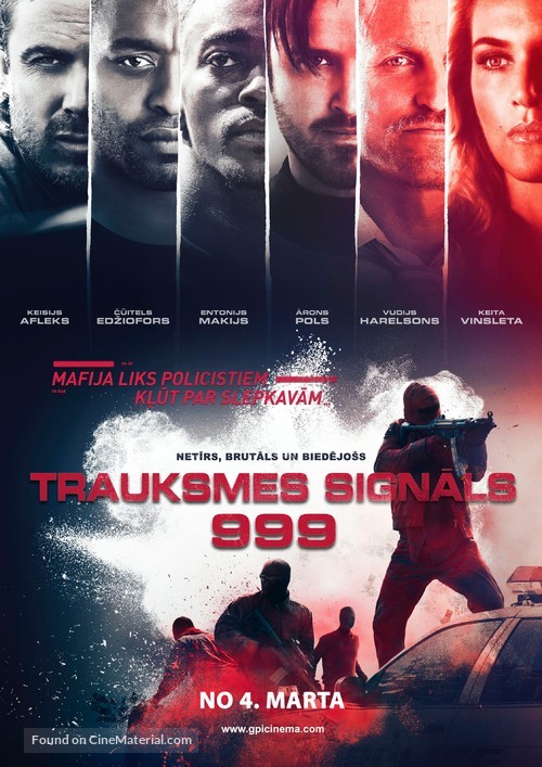 Triple 9 - Latvian Movie Poster