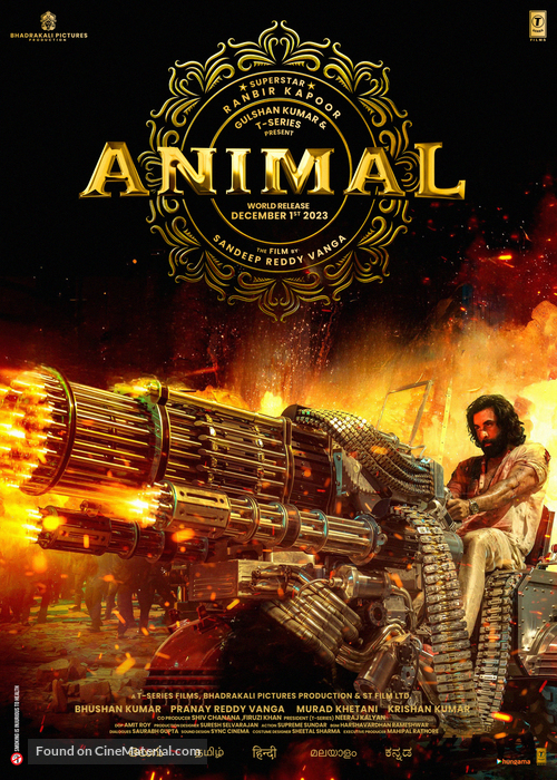 Animal - Indian Movie Poster