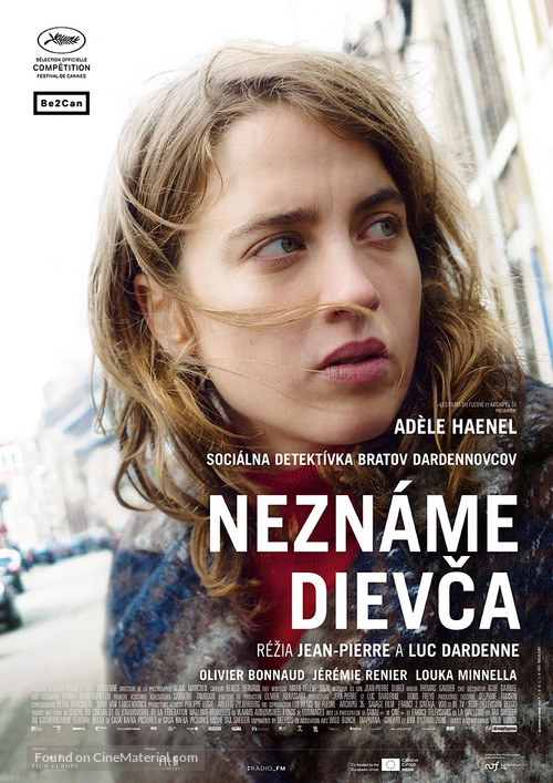 La fille inconnue - Slovak Movie Poster