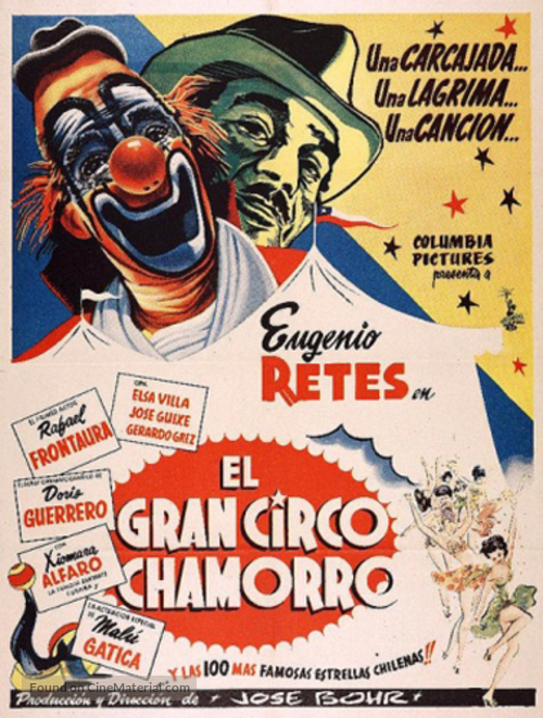 El gran circo Chamorro - Chilean Movie Poster