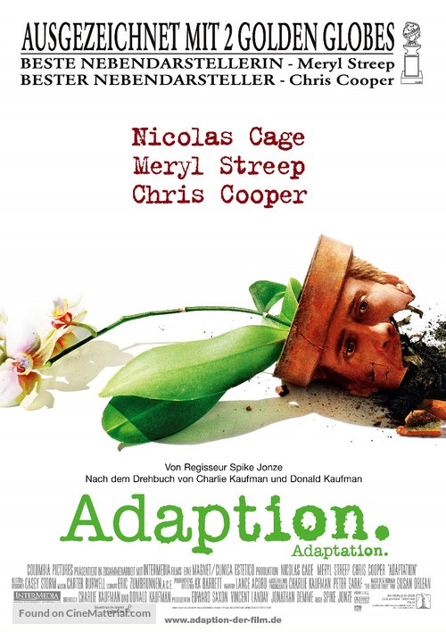Adaptation. - German Movie Poster