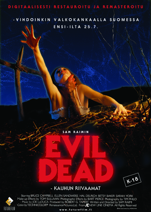 The Evil Dead - Finnish Movie Poster