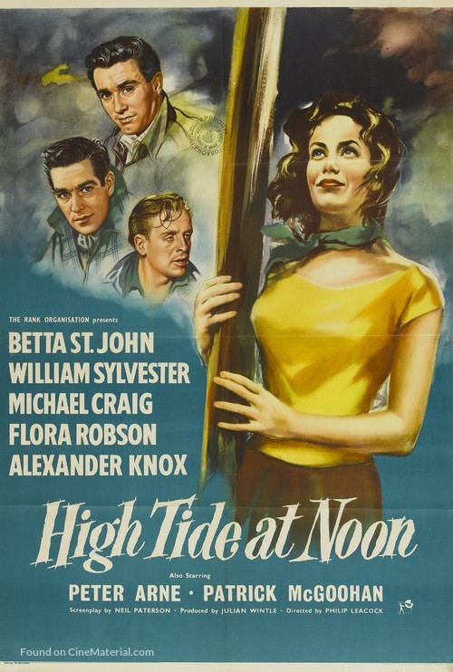 High Tide at Noon - British Movie Poster