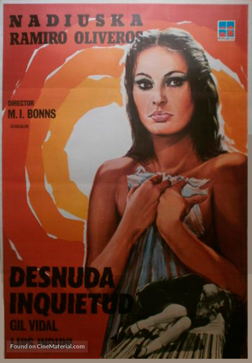 Desnuda inquietud - Spanish Movie Poster