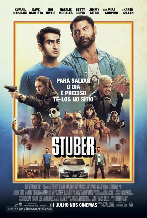 Stuber - Portuguese Movie Poster