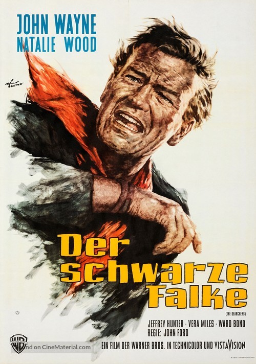 The Searchers - German Movie Poster