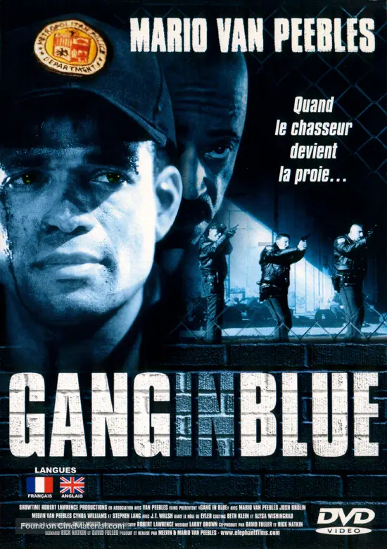 Gang in Blue - French DVD movie cover