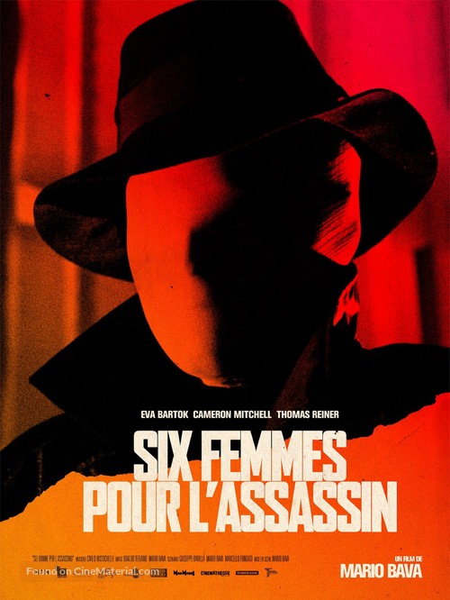Sei donne per l&#039;assassino - French Re-release movie poster