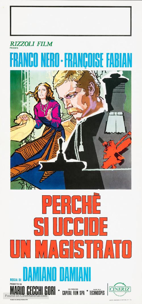 Perch&eacute; si uccide un magistrato? - Italian Movie Poster