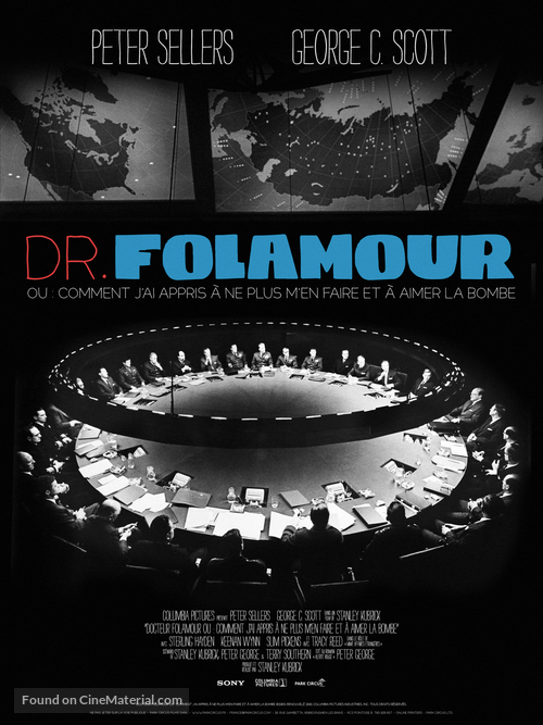 Dr. Strangelove - French Re-release movie poster