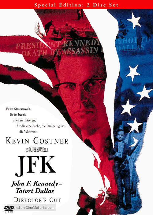 JFK - German DVD movie cover