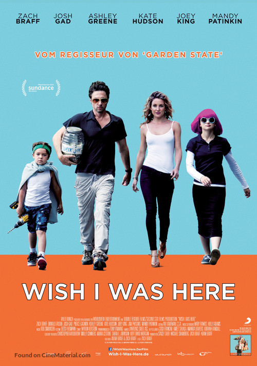 Wish I Was Here - German Movie Poster