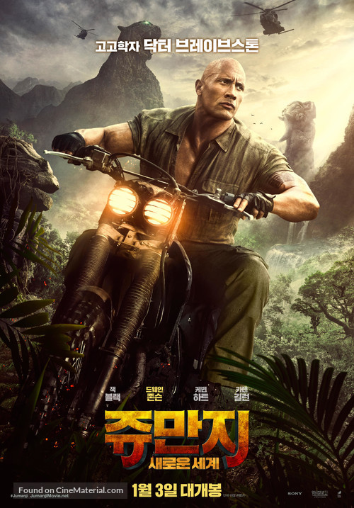 Jumanji: Welcome to the Jungle - South Korean Movie Poster