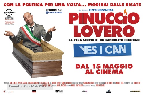 Pinuccio Lovero Yes I Can - Italian Movie Poster