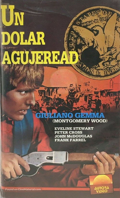 Un dollaro bucato - Spanish VHS movie cover