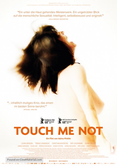 Touch Me Not - German Movie Poster