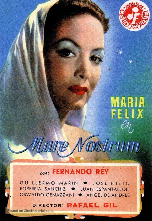 Mare nostrum - Spanish Movie Poster