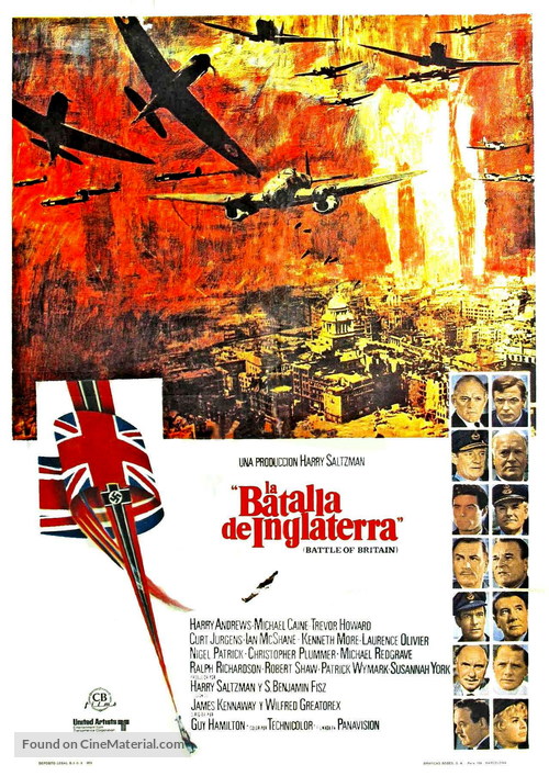 Battle of Britain - Spanish Movie Poster