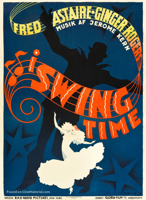 Swing Time - Danish Movie Poster