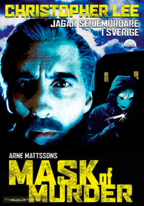 Mask of Murder - Swedish Movie Cover