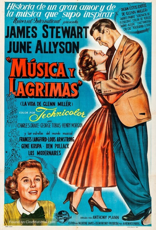 The Glenn Miller Story - Argentinian Movie Poster