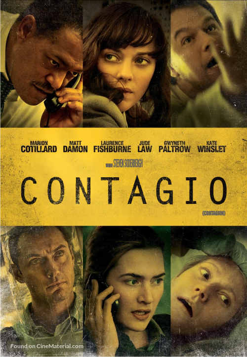 Contagion - Argentinian DVD movie cover