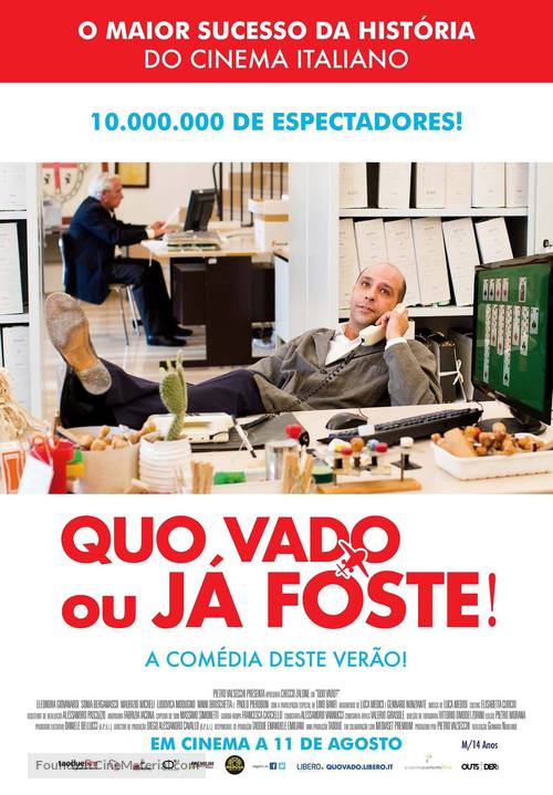 Quo vado? - Portuguese Movie Poster