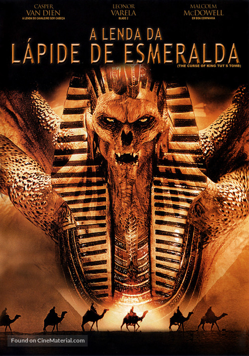 The Curse of King Tut&#039;s Tomb - Brazilian DVD movie cover