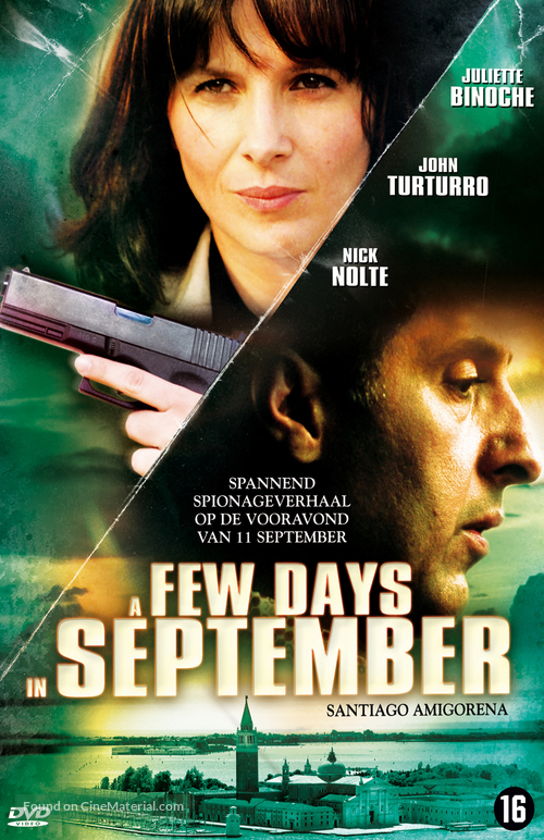 Quelques jours en septembre - Dutch DVD movie cover