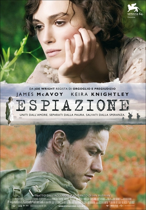 Atonement - Italian Movie Poster