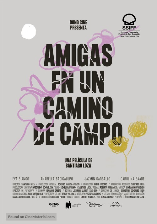 Amigas en un camino de campo - Argentinian Movie Poster