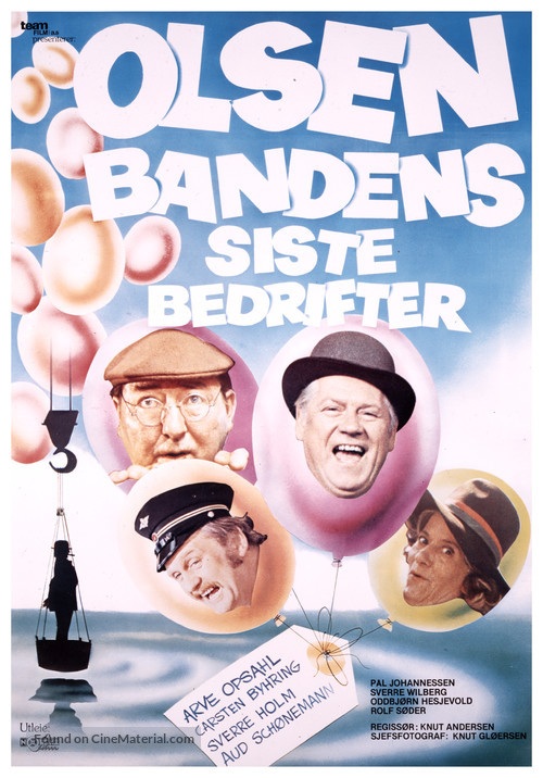 Olsenbandens siste bedrifter - Norwegian Movie Poster