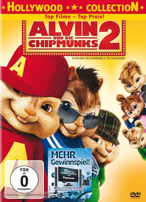 Alvin and the Chipmunks: The Squeakquel - German Movie Cover