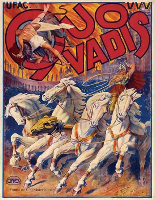 Quo Vadis? - Italian Movie Poster