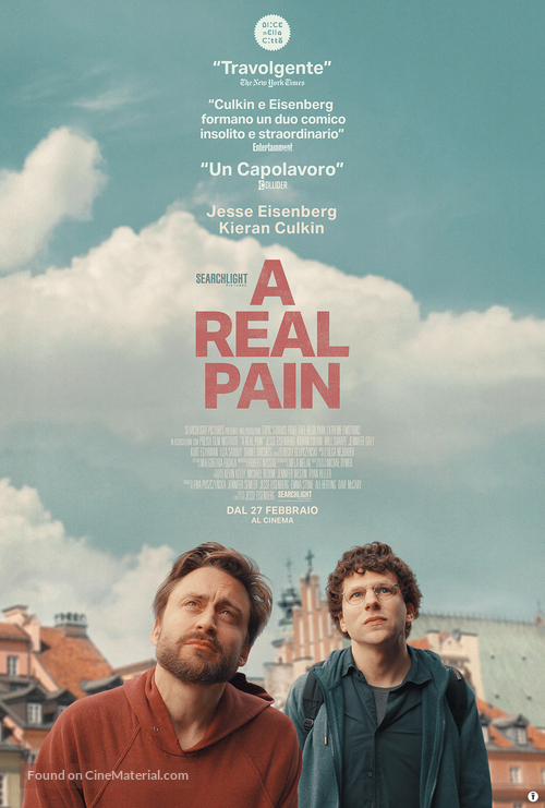 A Real Pain - Italian Movie Poster