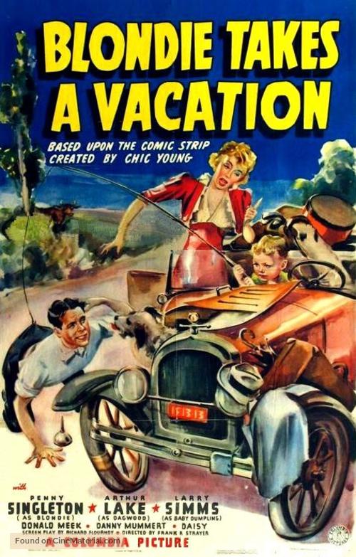 Blondie Takes a Vacation - Movie Poster