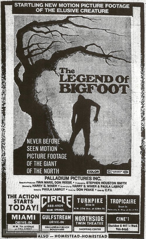 The Legend of Bigfoot - poster