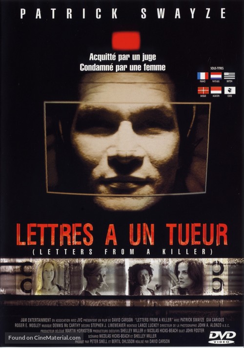 Letters from a Killer - French DVD movie cover