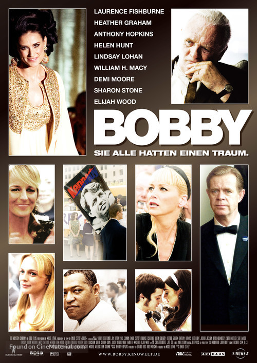 Bobby - German Movie Poster