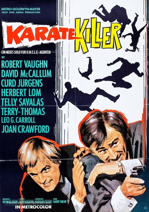 The Karate Killers - German Movie Poster
