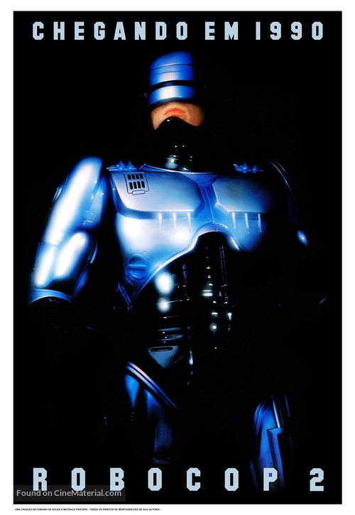 RoboCop 2 - Brazilian Movie Poster